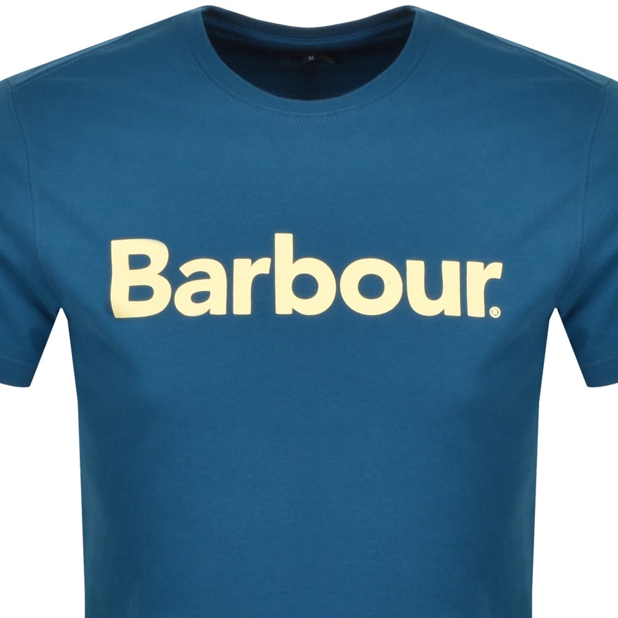 Alternative Image for ProductBarbour Logo T Shirt Blue2
